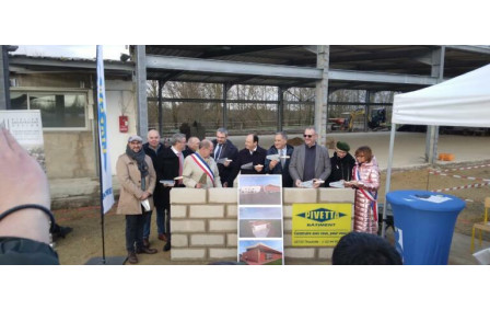 Pose de la 1ère pierre 17/12/2025