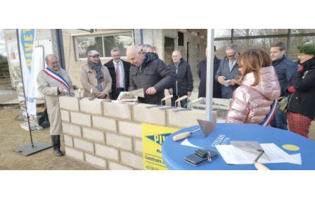 Pose de la 1ère pierre 17/12/2025